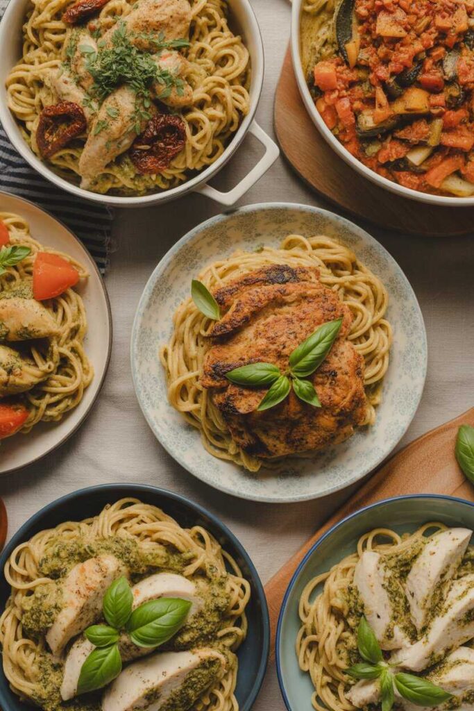 Easy, Delicious & Beginner-Friendly Chicken Pesto Pasta Ideas for Cozy Homemade Comfort 3 Flavor Variations to Keep It Exciting