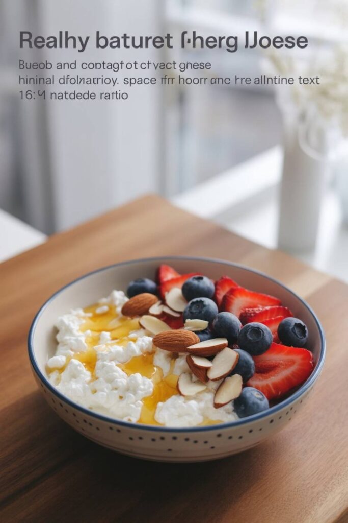 Cottage Cheese Breakfast The Protein-Packed Morning Meal You Need 2 Health Benefits of Eating Cottage Cheese for Breakfast