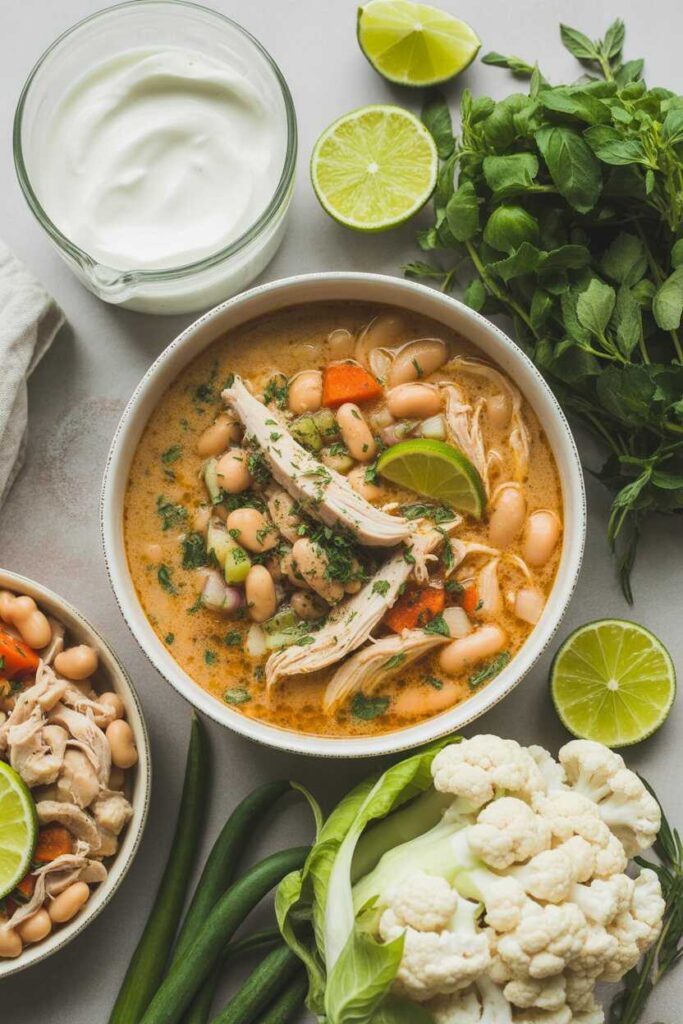Easy & Delicious White Chicken Chili Ideas A Cozy, Homemade Comfort Food Recipe for Beginners 4 Healthy Swaps for a Lighter White Chicken Chili