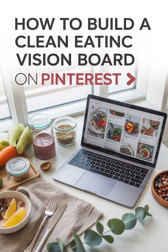 Clean Eating Aesthetic Vision Board Ideas Easy, Delicious, Healthy Inspiration for a Beginner-Friendly Lifestyle 2 How to Build a Clean Eating Aesthetic Vision Board on Pinterest