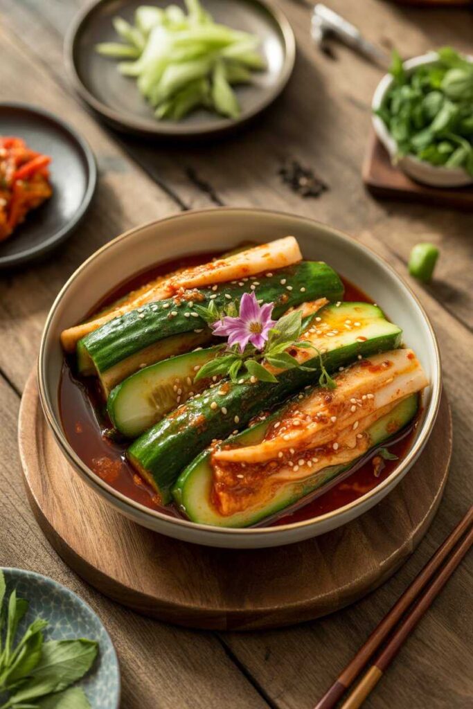 Easy & Delicious Cucumber Kimchi Recipe Ideas A Refreshing, Beginner-Friendly Korean Side Dish Everyone Can Make at Home 6 Serving Suggestions That Enhance Flavor and Aesthetic Appeal