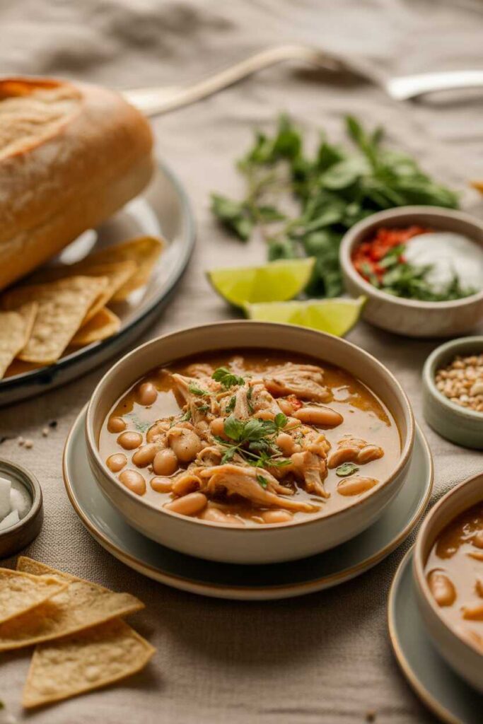 Easy & Delicious White Chicken Chili Ideas A Cozy, Homemade Comfort Food Recipe for Beginners 5 Serving Suggestions That Make It Feel Extra Special