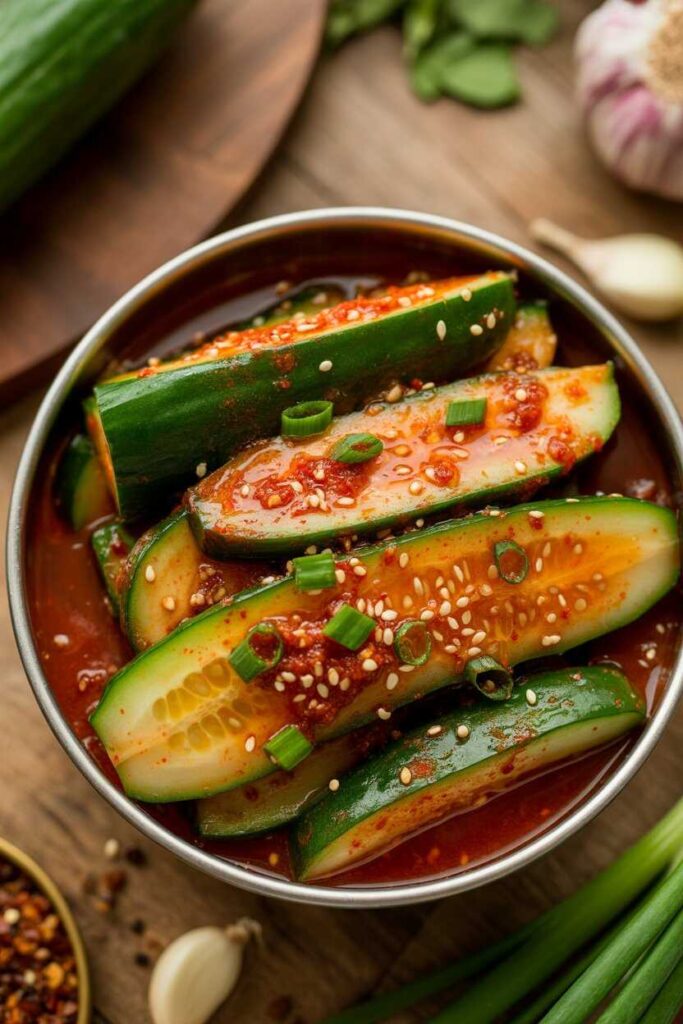 Easy & Delicious Cucumber Kimchi Recipe Ideas A Refreshing, Beginner-Friendly Korean Side Dish Everyone Can Make at Home 2 What Makes a Cucumber Kimchi Recipe So Special?