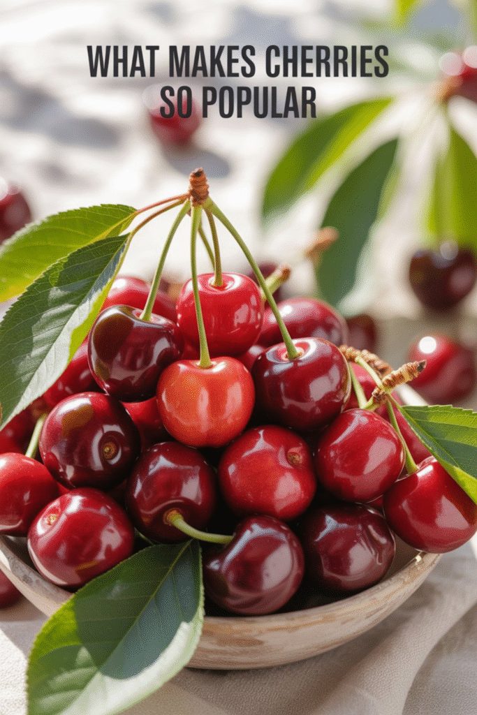 The Ultimate Guide to Cherries Nutrition Benefits Uses & Delicious Recipes 2 What Makes Cherries So Popular