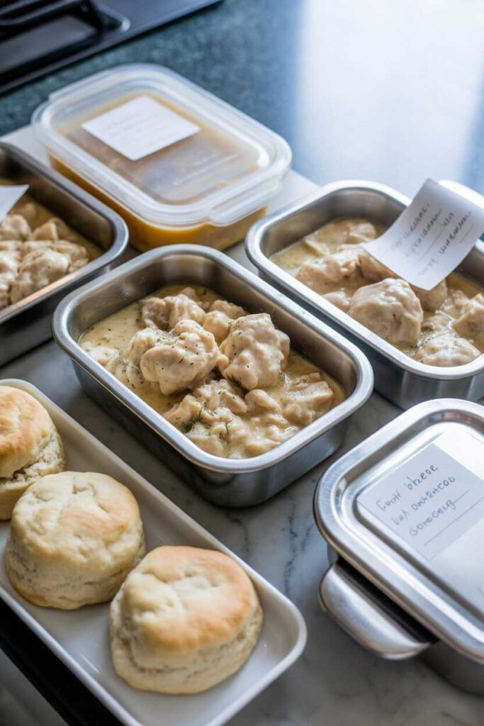 Easy Homemade Chicken and Dumplings with Biscuits Recipes 6 Storage and Meal-Prep Ideas for Busy Days
