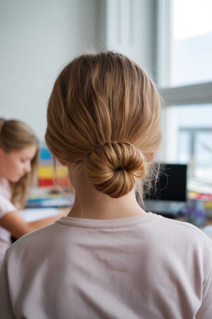 27 Easy Hairstyles for Long Hair for School That Look Cute All Day (2026 Guide) 6 Are buns practical hairstyles for long hair at school?