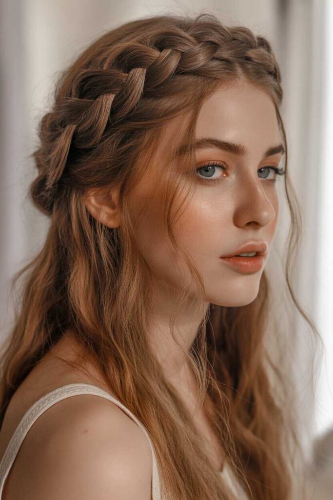 15 Stunning Hairstyles for Long Hair to Try in 2026 4 Braided Crown Regal and Whimsical