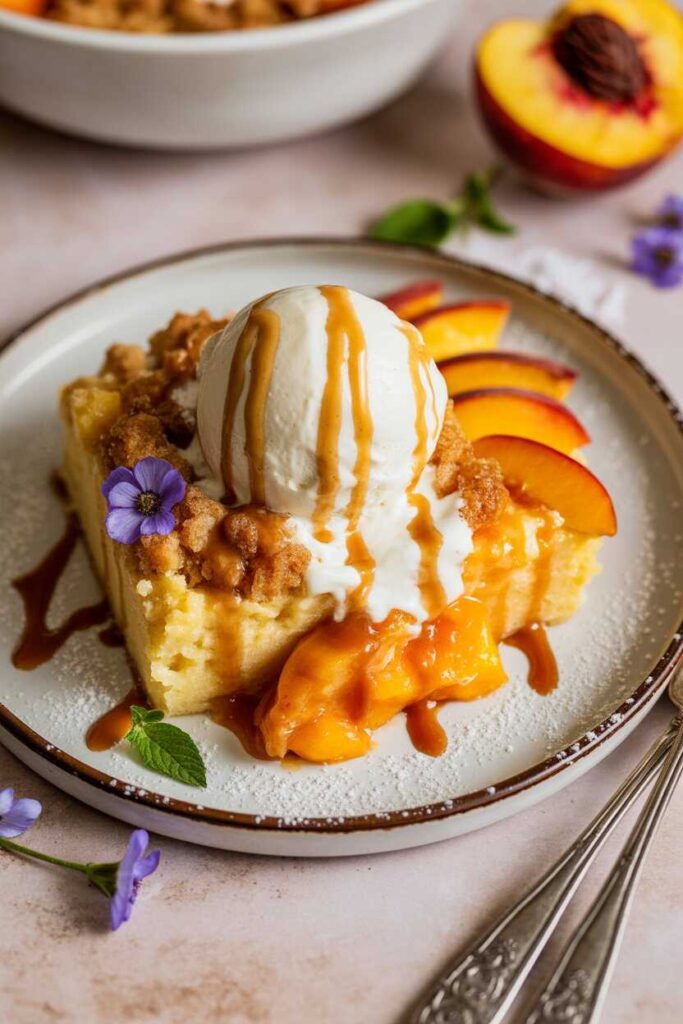 Easy & Delicious Peach Dump Cake with Canned Peaches Ideas 13 Creative Plating and Presentation Tips