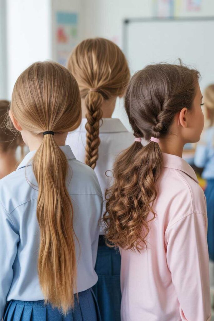 27 Easy Hairstyles for Long Hair for School That Look Cute All Day (2026 Guide) 9 Hairstyles for long hair for school based on hair type
