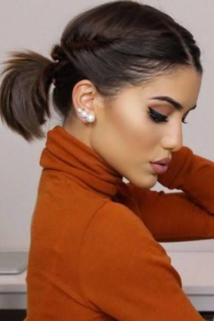 Easy Cute Hairstyles for Medium Hair Quick, Stylish, and Effortless Looks 2 How Can You Quickly Elevate a Basic Ponytail?