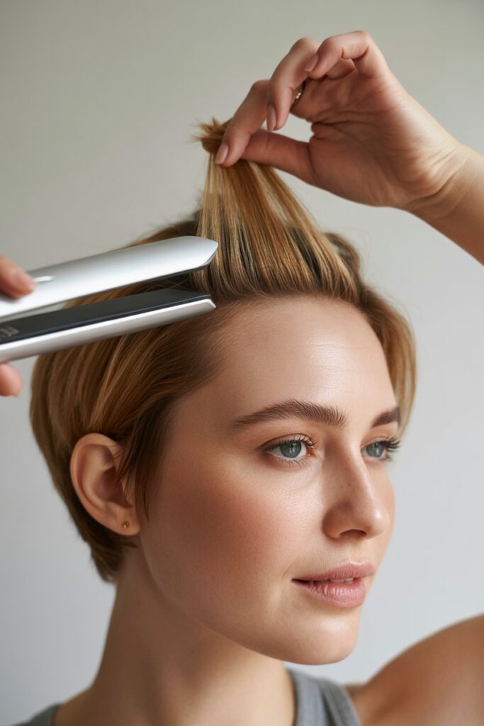 30+ How to Style Short Hair Effortless Looks for Every Day in 2026 4 How to Style Short Hair With a Flat Iron Without Overheating