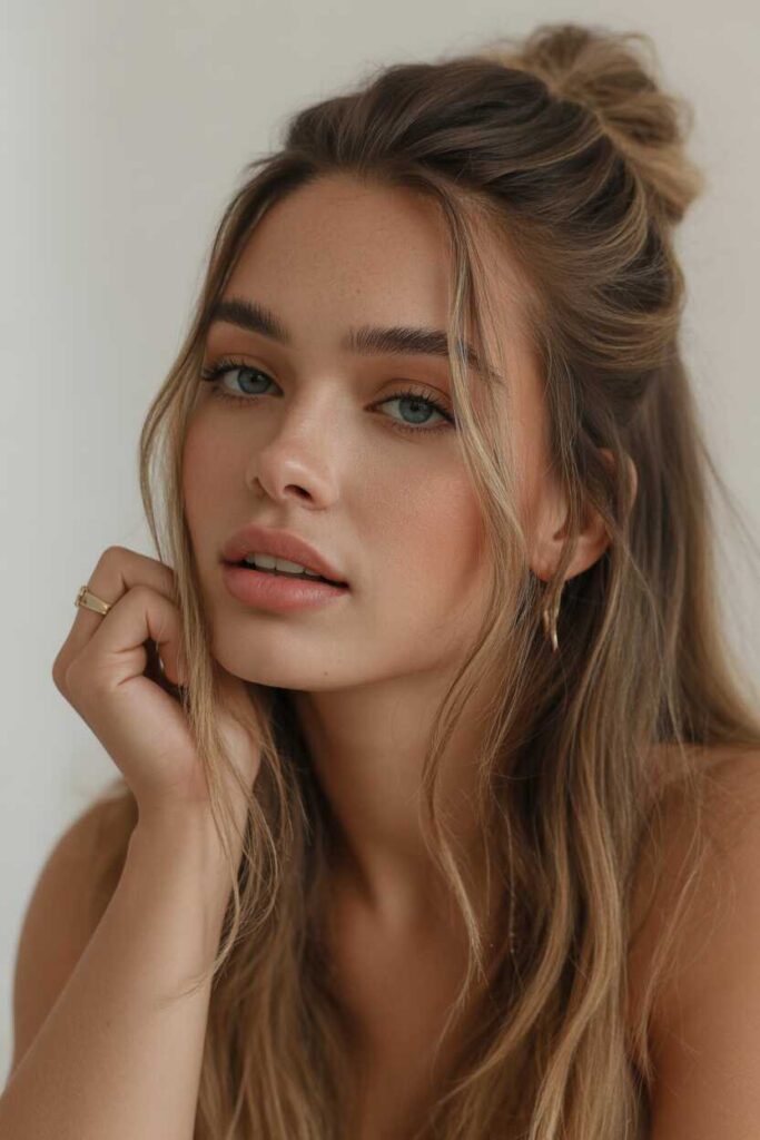 15 Hairstyles Ideas for School That Are Easy, Stylish, and Trendy in 2026 3 Messy Bun Effortless Style