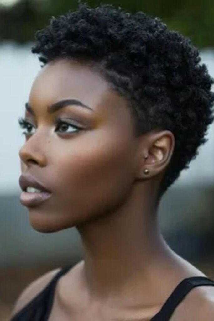 57+ Short Hairstyles for Black Women That Define 2026 Style 5 Mini afro with rounded shape