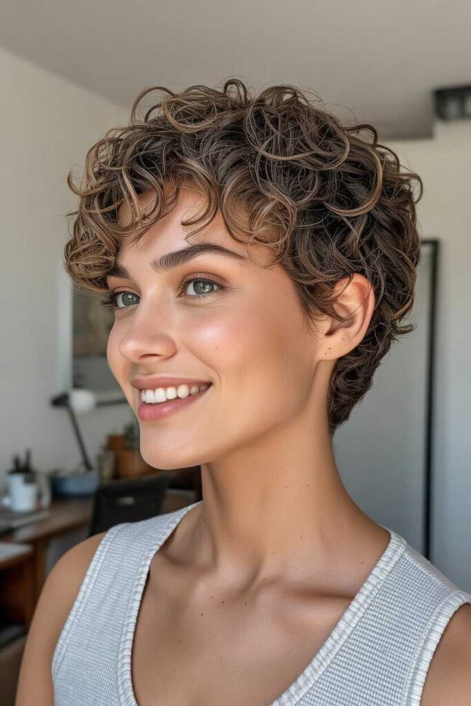 45+Short Curly Hairstyles That Look Modern, Defined, and Wearable in 2026 3 Short Curly Pixie Cuts That Stay Polished as They Grow Out