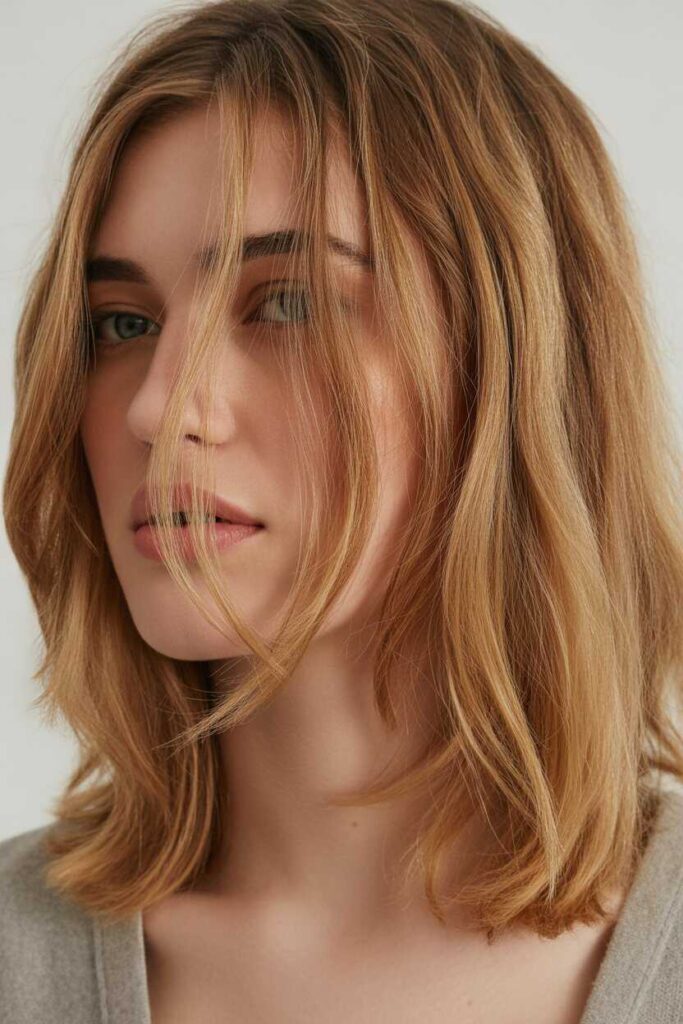 25+ Chic Hairstyles for Women in 40s to Try in 2026 11 Shoulder-Length Cut with Highlights Illuminating Your Features