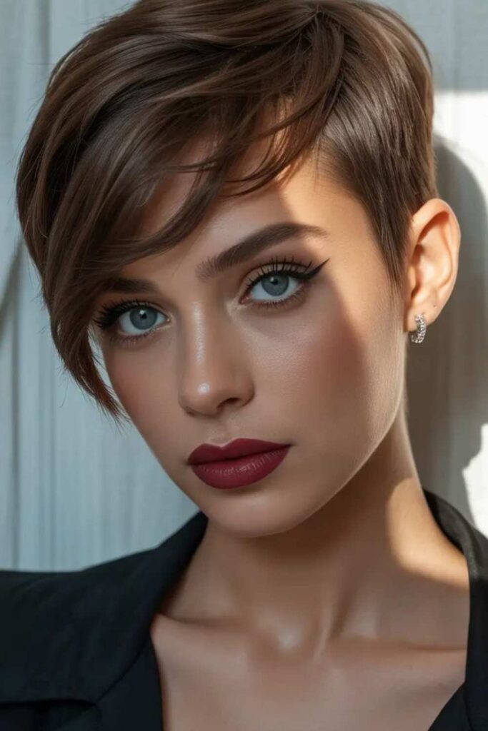 57+ Short Hairstyles for Black Women That Define 2026 Style 13 Tapered pixie with blonde accents