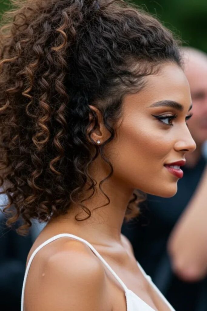 Easy Curly Hairstyles for School Smart, Fast Styles That Actually Last 3 The low curly ponytail that stays neat all day