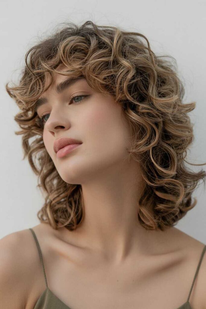 25+ Chic Hairstyles for Women in 40s to Try in 2026 4 Voluminous Curls Adding Bounce and Youthfulness