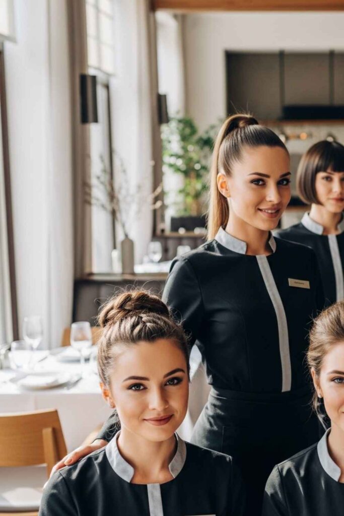 Hairstyles for Servers Stylish, Practical & Work-Ready Looks 3 Best Styles / Ideas / Designs