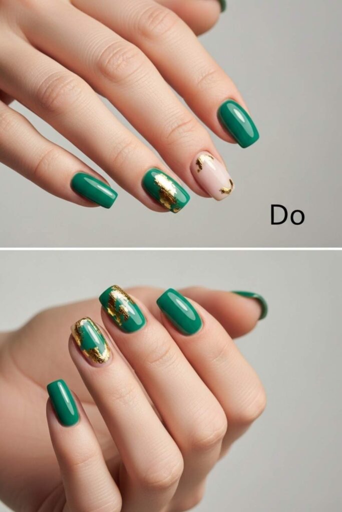 Jade and Gold Nails The Ultimate Guide to Elegant, Modern Nail Art 6 Do’s and Don’ts of Jade and Gold Nails