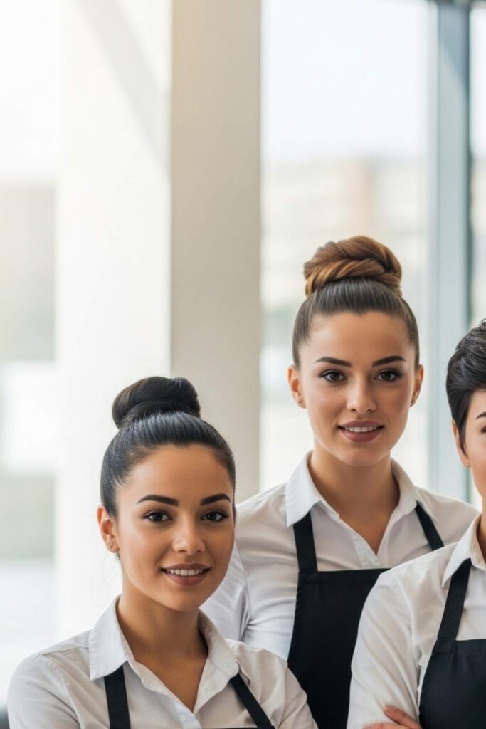 Hairstyles for Servers Stylish, Practical & Work-Ready Looks 2 Latest Trends in Hairstyles for Servers