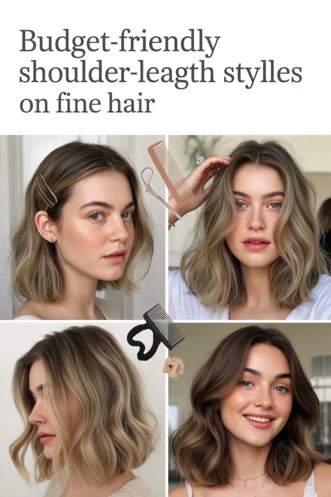 Shoulder Length Hairstyles for Fine Hair The Complete Style & Volume Guide 7 Budget-Friendly Ideas