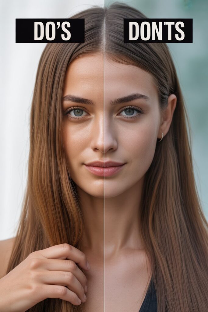 Long Hairstyles for Straight Hair Trendy & Stylish Ideas 5 Do’s and Don’ts