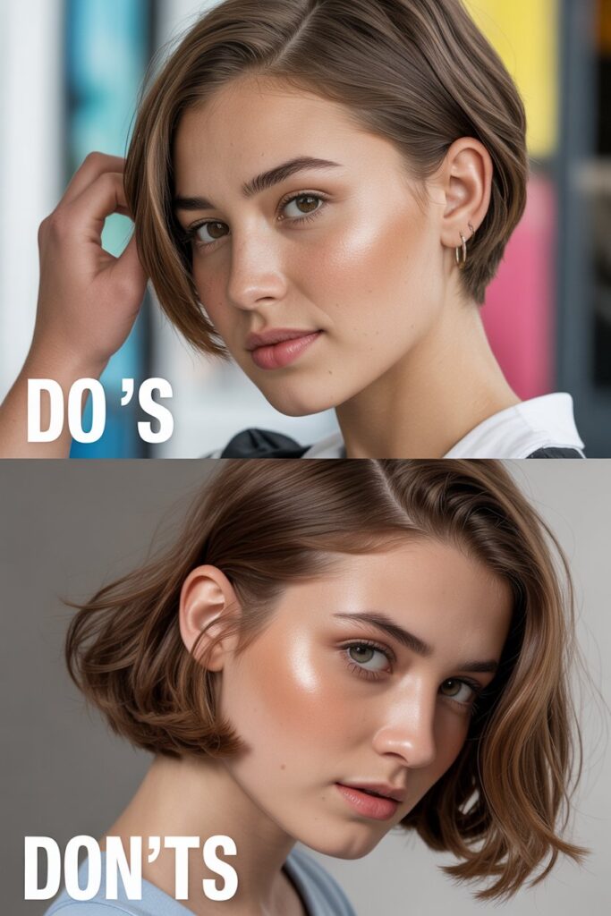 Short Hairstyles for College Girls Trendy & Easy Styles 5 Do’s and Don’ts