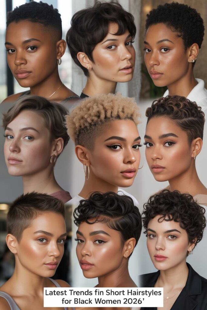 Short Hairstyles for Black Women Trendy Style Ideas 2 Latest Trends in Short Hairstyles for Black Women