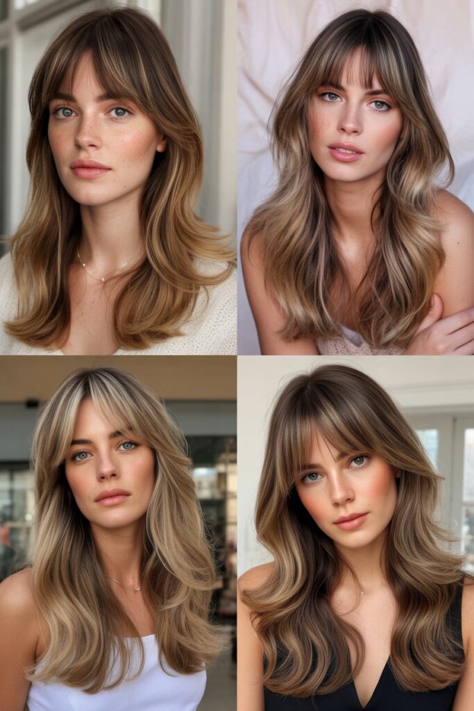 Long Hairstyles with Bangs Modern Styles That Transform Your Look 4 Seasonal Colors & Combinations