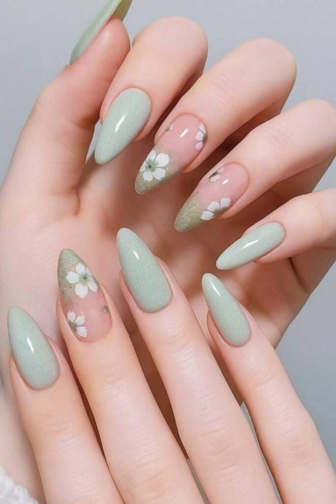 67 Best Summer Nail Ideas for 2026: Trendy Designs, Tropical Nails & Vacation Inspo 4 Aqua Mint Ombre Nails for Coastal Vibes