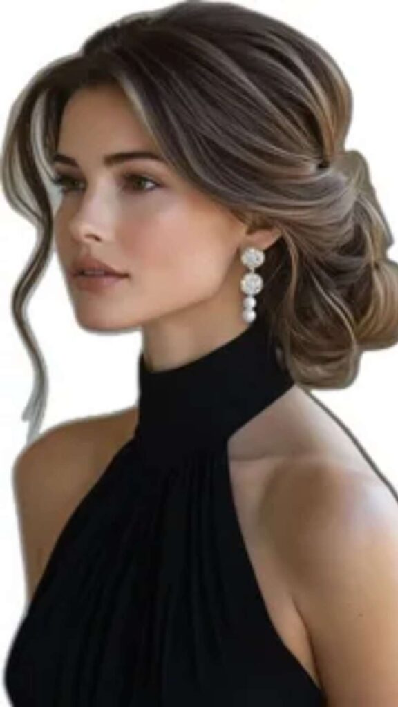 30 Best High Neck Dress Hairstyles: The Ultimate Style Guide 2 Best Hairstyles for High Neck Dresses