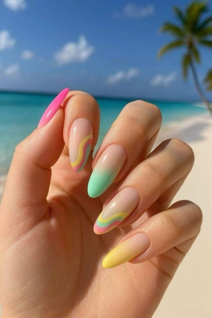 67 Best Summer Nail Ideas for 2026: Trendy Designs, Tropical Nails & Vacation Inspo 5 Bright & Colorful Summer Nail Inspo
