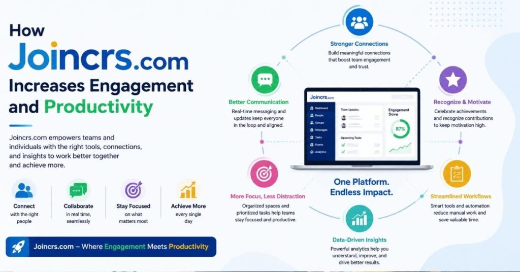 Joincrs com: The Complete Guide to Using This Powerful Classroom Tool in 2026 2 How Joincrs com Increases Engagement and Productivity