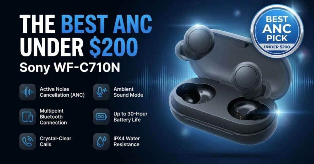 The Best Wireless Earbuds Under $200 6 The Best ANC Under $200 Sony WF-C710N